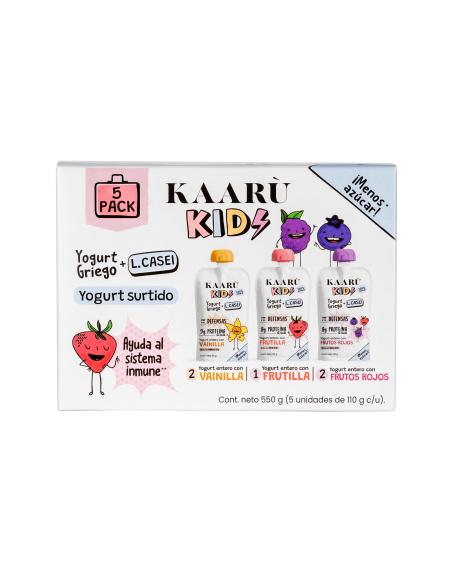 Yogurt Griego - Kaaru - Kids Pack Surtido