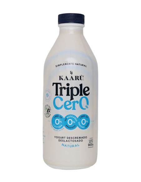 Yogurt Bebible Triple Cero - Kaaru - Natural - 900g