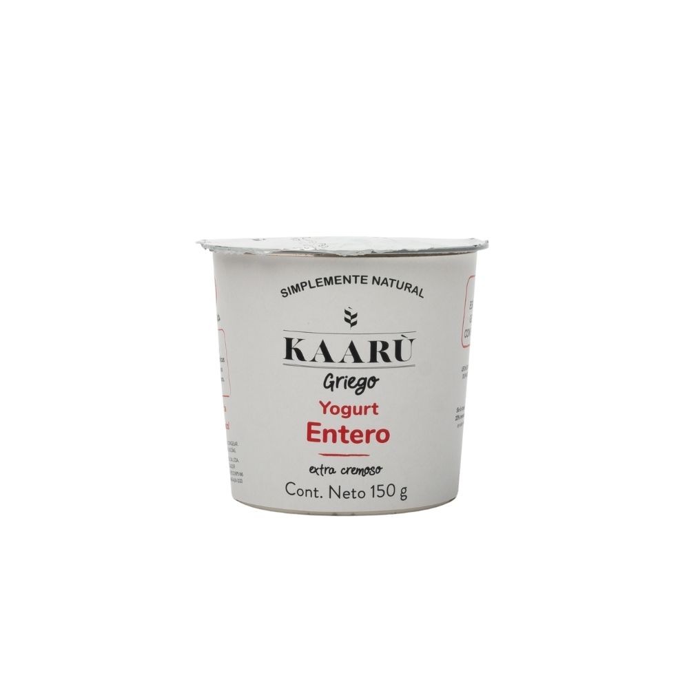 Yogurt Griego - Kaaru -  Entero - 150g