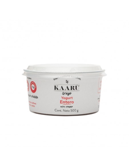Yogurt Griego - Kaaru -  Entero - 500g