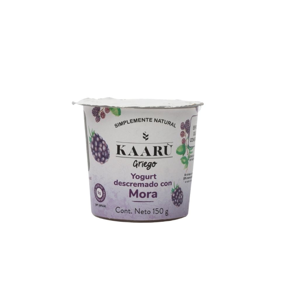 Yogurt Griego - Kaaru -  Mora - 150g